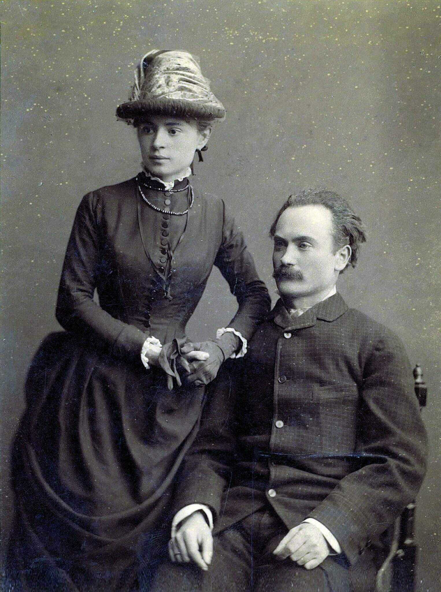 Ілюстрація до статті: Olha_and_Ivan_Franko