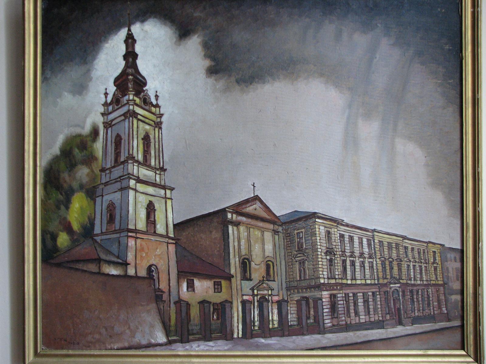 Ілюстрація до статті: 3 Лев Ґец. Церква Святого Духа (1930-ті роки)